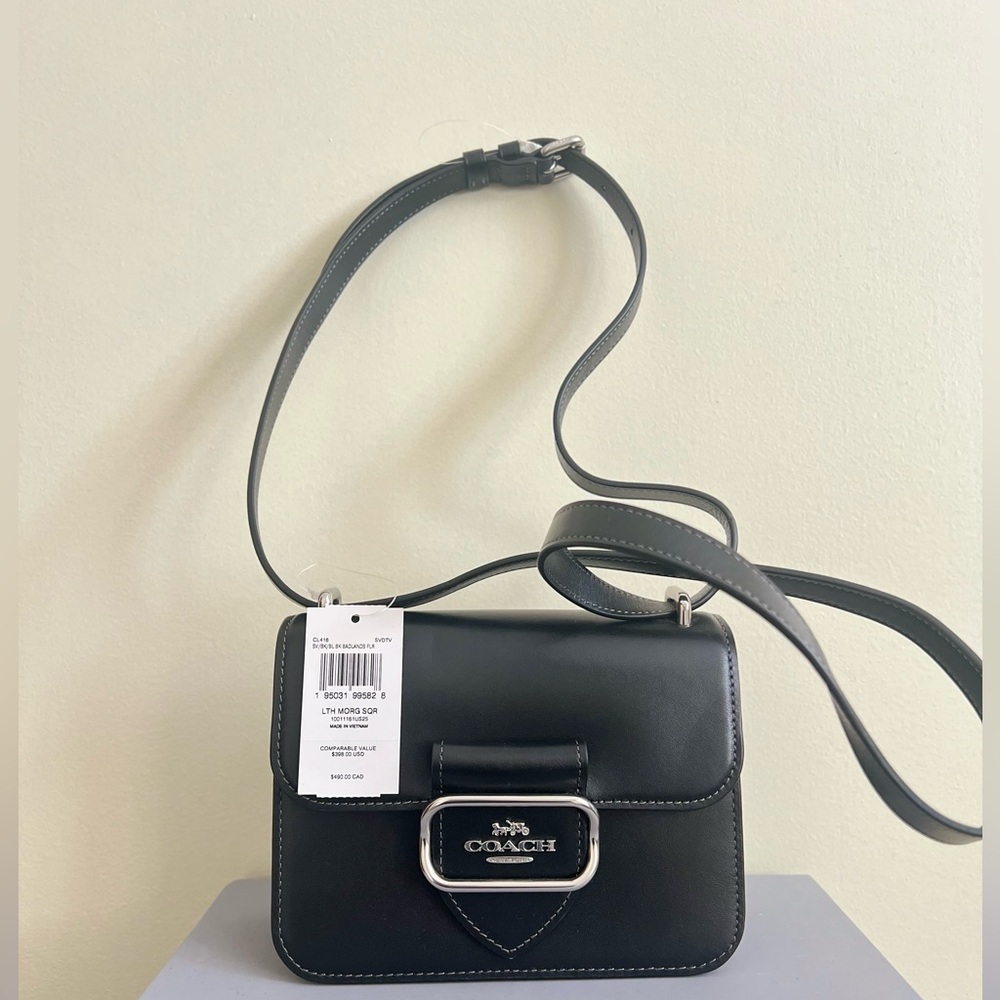 Coach Morgan Square Leather Crossbody Bag